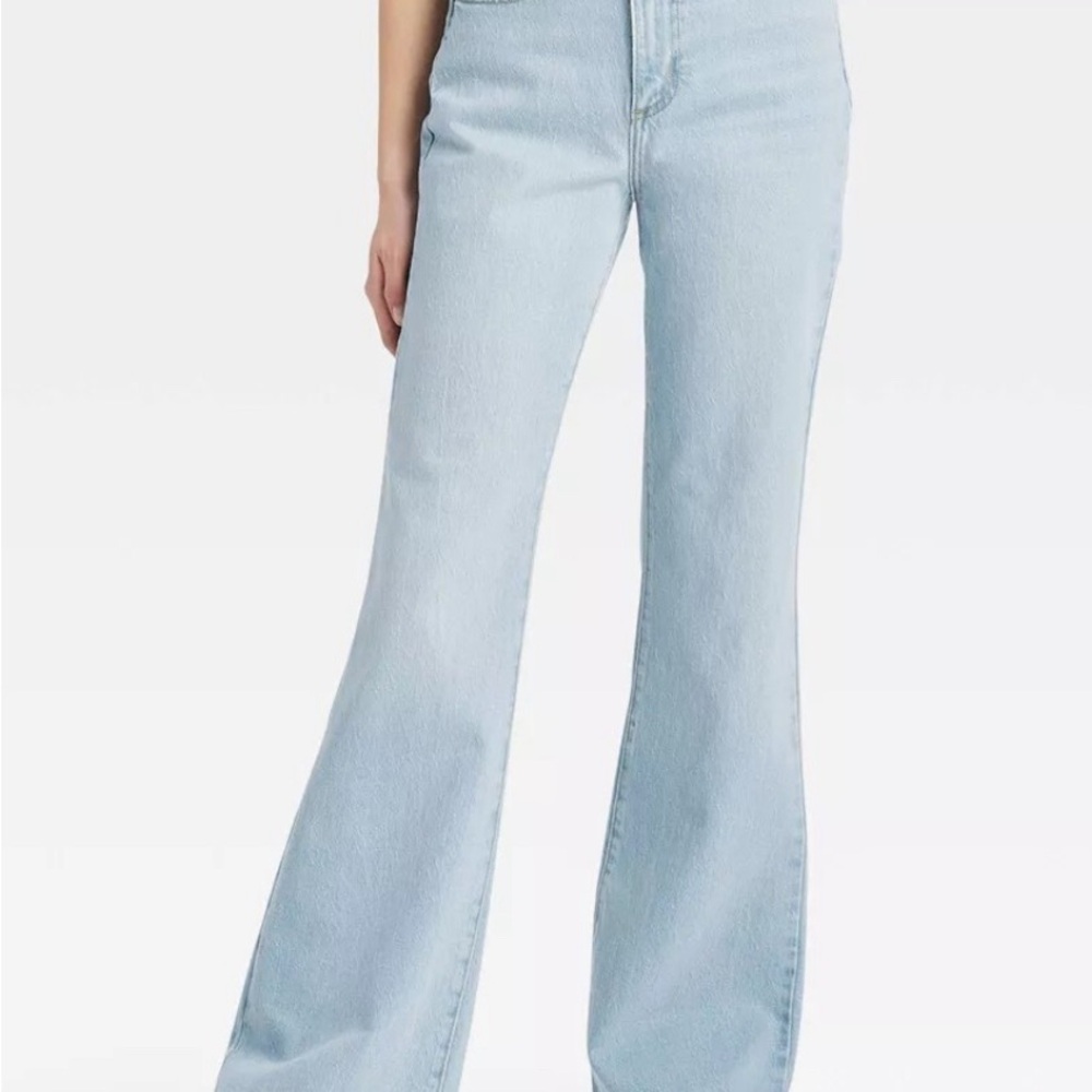 Light Blue Women's Flared Jeans